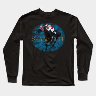 Seabiscuit 1938 - Famous Racehorse Long Sleeve T-Shirt